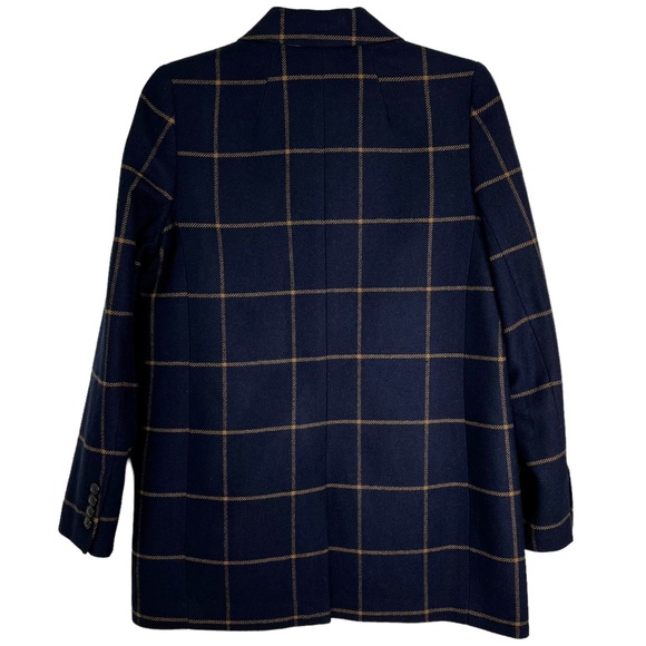 Madewell Larsen 1-Button Wool Blend Windowpane Blazer - Picture 3 of 14